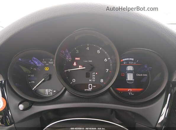 WP1AA2A59TLB01563 2026 PORSCHE MACAN Black Vista de los asientos traseros