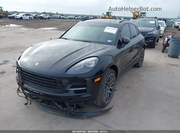 WP1AA2A5XLLB10191 2020 PORSCHE MACAN Black Առջևի ձախ երեք քառորդ տեսարան
