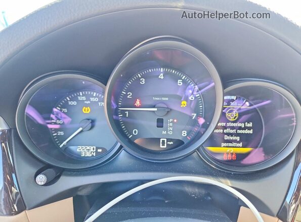 WP1AA2A5XSLB01568 2025 PORSCHE MACAN Белый Вид щитка приборов