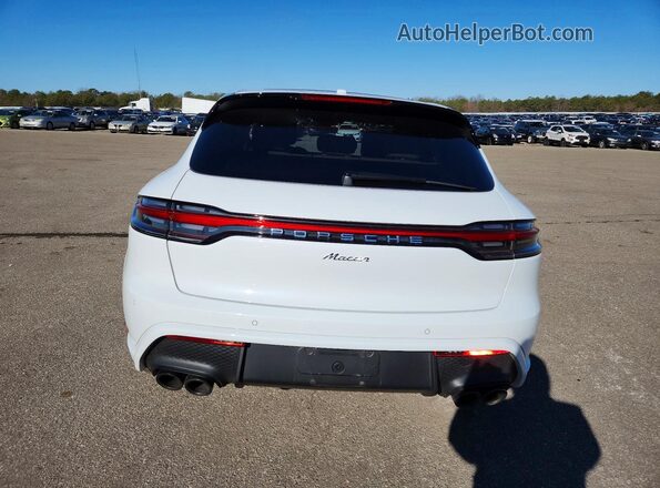 WP1AA2A5XSLB07077 2025 PORSCHE MACAN White Вид ззаду