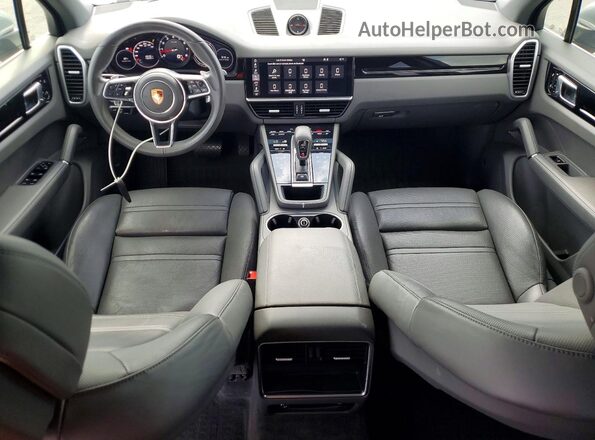 WP1AA2AY1KDA11410 2019 PORSCHE CAYENNE Silver Առջևի վահանակի տեսք
