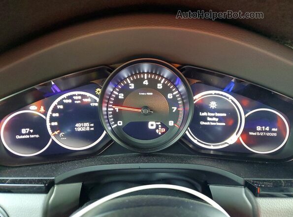 WP1AA2AY1KDA11410 2019 PORSCHE CAYENNE Silver Սարքավորումների վահանակի տեսք