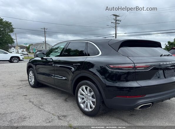 WP1AA2AY1KDA13707 2019 PORSCHE CAYENNE Black Tył lewy