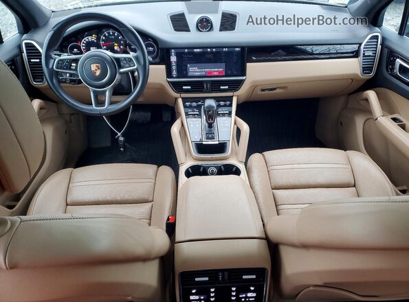 WP1AA2AY1LDA04426 2020 PORSCHE CAYENNE Gray Vista del salpicadero