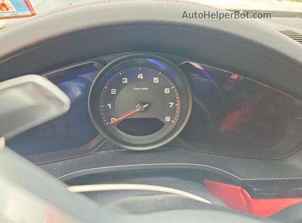 WP1AA2AY1LDA06516 2020 PORSCHE CAYENNE Black Instrument cluster view