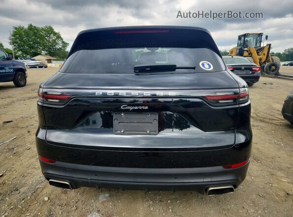 WP1AA2AY1LDA06516 2020 PORSCHE CAYENNE Black Rear view