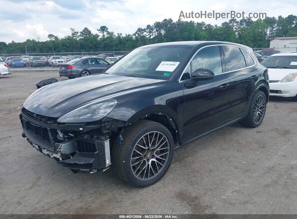 WP1AA2AY1MDA05786 2021 PORSCHE CAYENNE Black Przód lewy