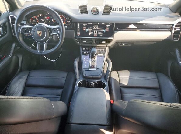 WP1AA2AY2LDA04645 2020 PORSCHE CAYENNE Gray წინა პანელის ხედი