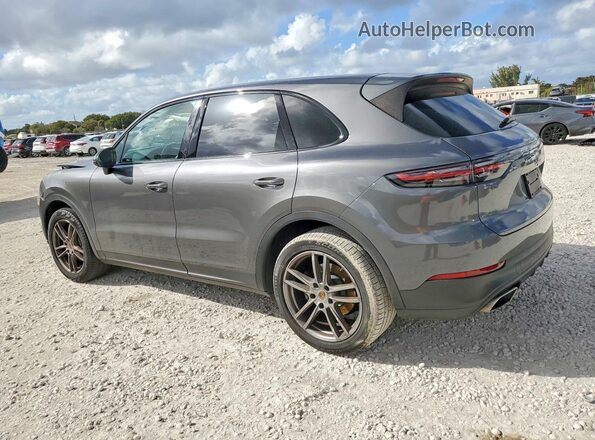 WP1AA2AY4KDA05066 2019 PORSCHE CAYENNE Gray Trasero izquierdo