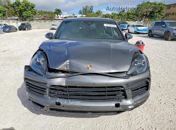 WP1AA2AY4KDA05066 2019 PORSCHE CAYENNE Gray Vista frontal