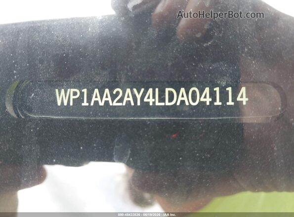 WP1AA2AY4LDA04114 2020 PORSCHE CAYENNE White Engine compartment view