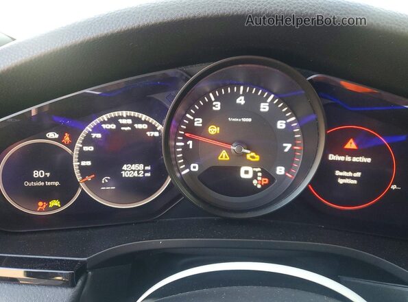 WP1AA2AY4PDA05561 2023 PORSCHE CAYENNE Черный Вид щитка приборов