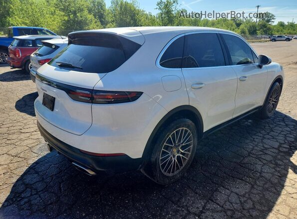 WP1AA2AY6KDA10818 2019 PORSCHE CAYENNE White Задня права чверть