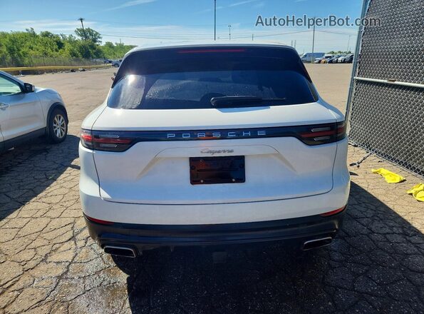 WP1AA2AY6KDA10818 2019 PORSCHE CAYENNE White Вид ззаду