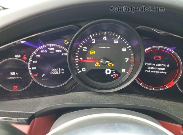 WP1AA2AY6PDA06517 2023 PORSCHE CAYENNE Белый Вид щитка приборов