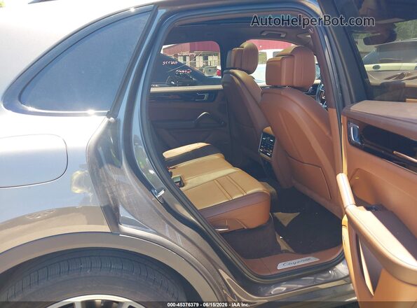 WP1AA2AY9KDA05077 2019 PORSCHE CAYENNE Gray Vista de la etiqueta del VIN