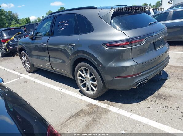 WP1AA2AY9KDA05077 2019 PORSCHE CAYENNE Gray Trasero izquierdo