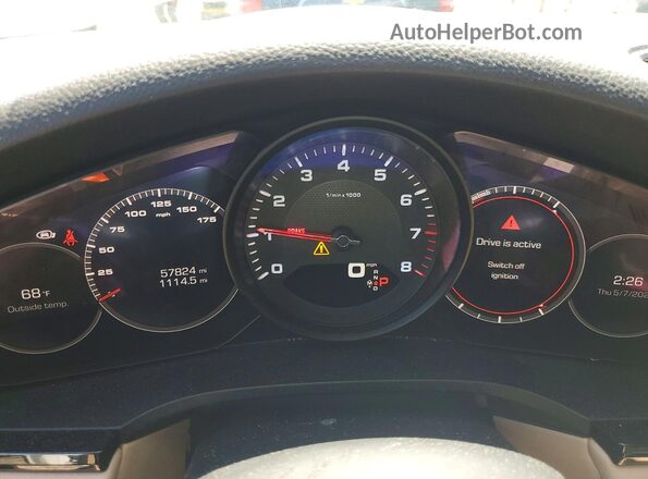 WP1AA2AY9KDA06830 2019 PORSCHE CAYENNE White Instrument cluster view