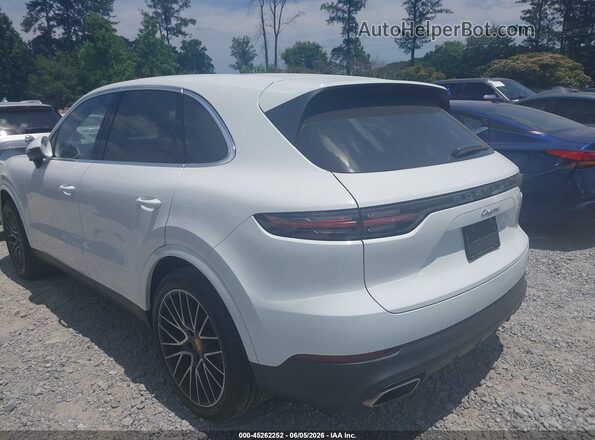 WP1AA2AY9NDA04922 2022 PORSCHE CAYENNE White Հետևի ձախ