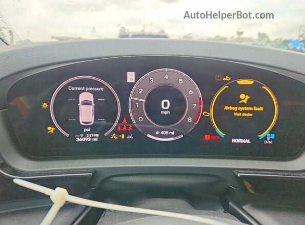 WP1AA2AY9RDA14226 2024 PORSCHE CAYENNE Tan ხელსაწყოთა პანელის ხედი