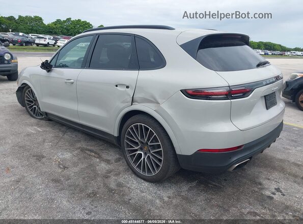 WP1AA2AYXMDA00635 2021 PORSCHE CAYENNE Серый Задняя левая четверть