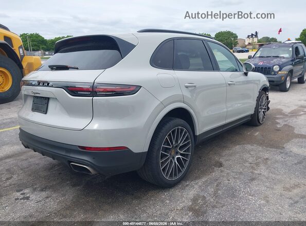 WP1AA2AYXMDA00635 2021 PORSCHE CAYENNE Серый Задняя правая четверть