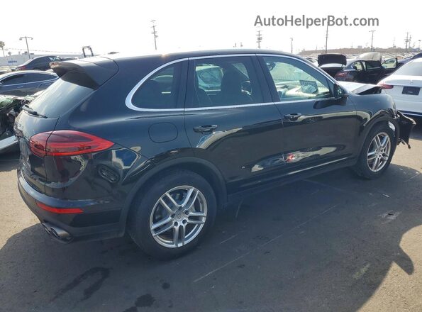 WP1AB2A20HLA50223 2017 PORSCHE CAYENNE Black Tył prawy