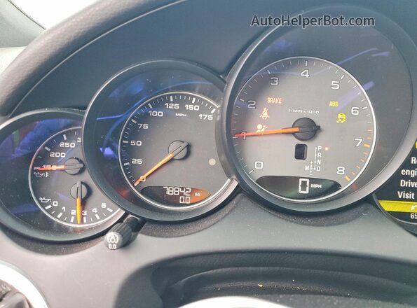 WP1AB2A20JLA61311 2018 PORSCHE CAYENNE Black ხელსაწყოთა პანელის ხედი