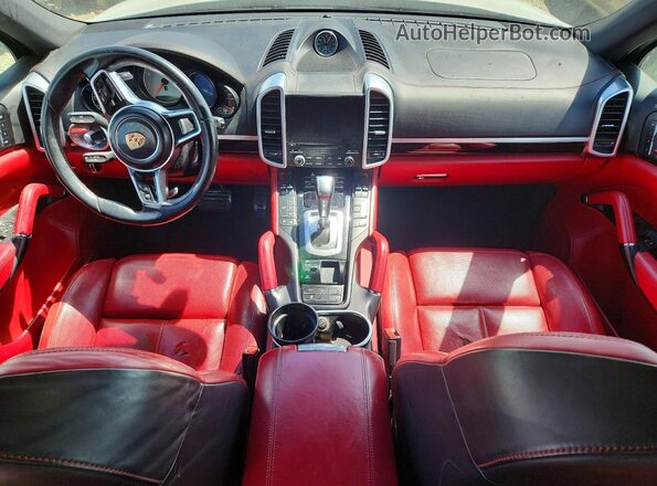 WP1AB2A25HLA52601 2017 PORSCHE CAYENNE White Dashboard view
