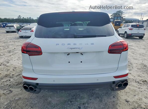 WP1AB2A26HLA52459 2017 PORSCHE CAYENNE Белый Вид сзади