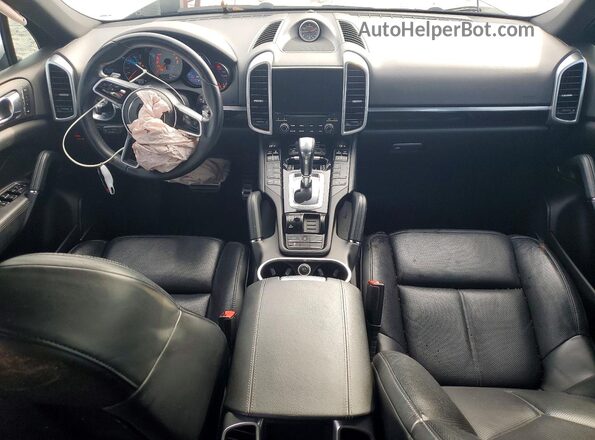 WP1AB2A26HLA52459 2017 PORSCHE CAYENNE Белый Вид панели приборов