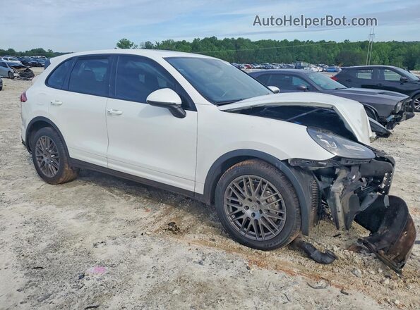WP1AB2A26HLA52459 2017 PORSCHE CAYENNE Белый Передняя правая четверть