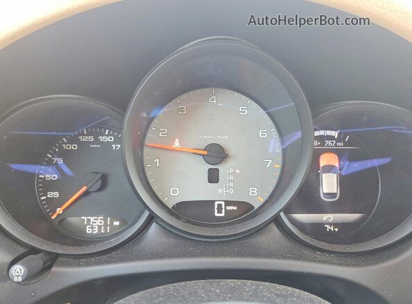 WP1AB2A51GLB45351 2016 PORSCHE MACAN White Instrument cluster view