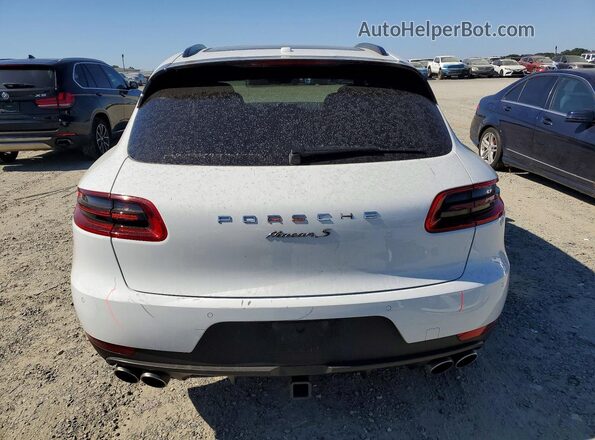 WP1AB2A53JLB30860 2018 PORSCHE MACAN White Հետևի տեսք