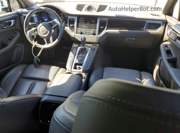 WP1AB2A53JLB30860 2018 PORSCHE MACAN White Առջևի վահանակի տեսք