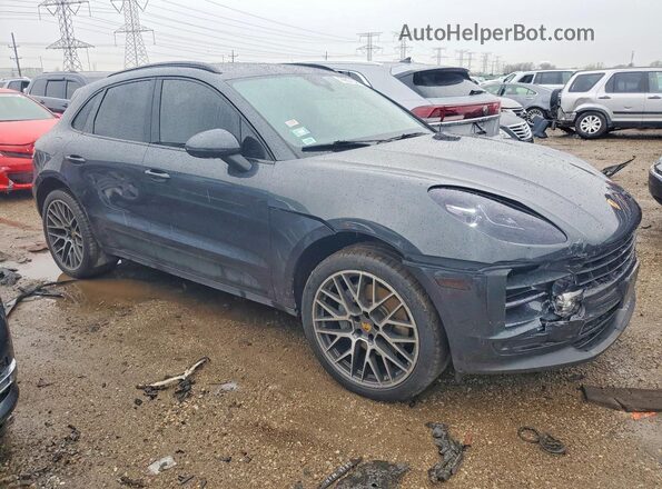 WP1AB2A53MLB35786 2021 PORSCHE MACAN Черный Передняя правая четверть