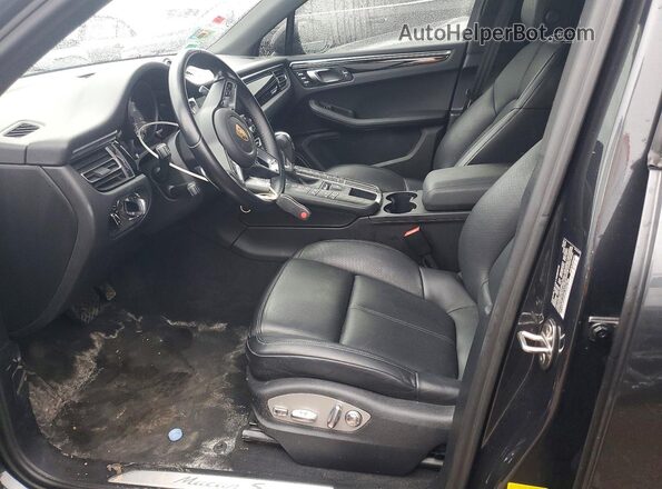 WP1AB2A53MLB35786 2021 PORSCHE MACAN Черный Вид салона спереди