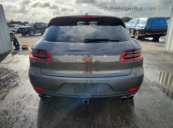 WP1AB2A54GLB56652 2016 PORSCHE MACAN Gray 