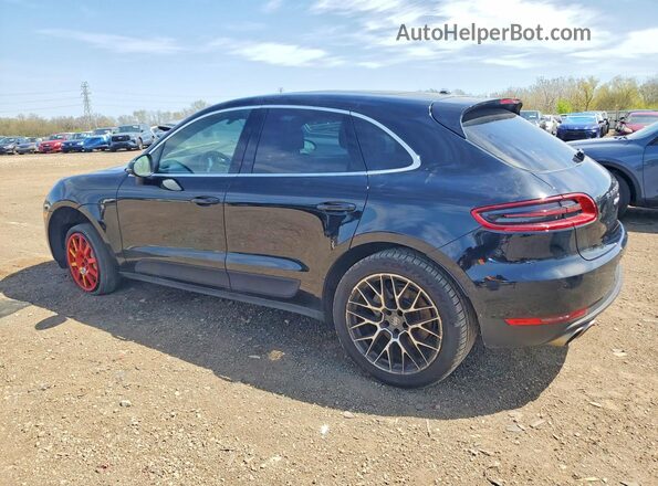 WP1AB2A54JLB40457 2018 PORSCHE MACAN Black Tył lewy