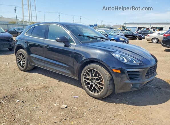 WP1AB2A54JLB40457 2018 PORSCHE MACAN Black Przód prawy