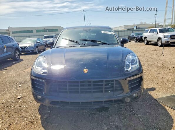 WP1AB2A54JLB40457 2018 PORSCHE MACAN Black Widok z przodu