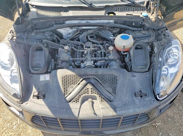 WP1AB2A54JLB40457 2018 PORSCHE MACAN Black Widok komory silnika
