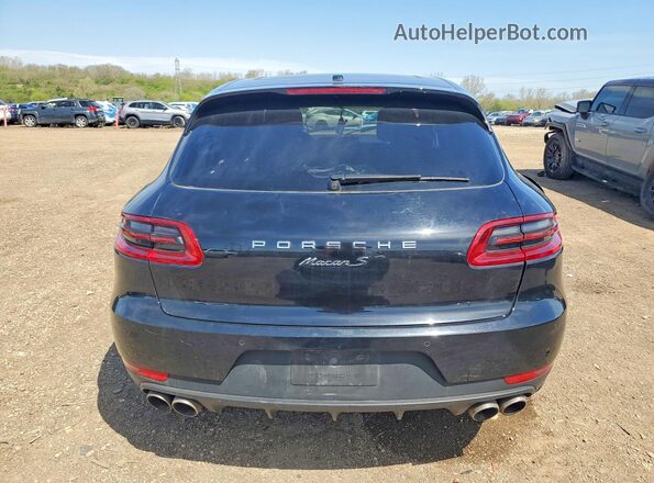 WP1AB2A54JLB40457 2018 PORSCHE MACAN Black Widok z tyłu