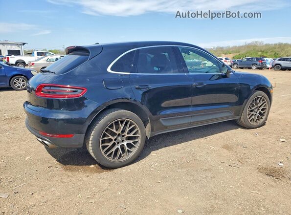 WP1AB2A54JLB40457 2018 PORSCHE MACAN Black Tył prawy