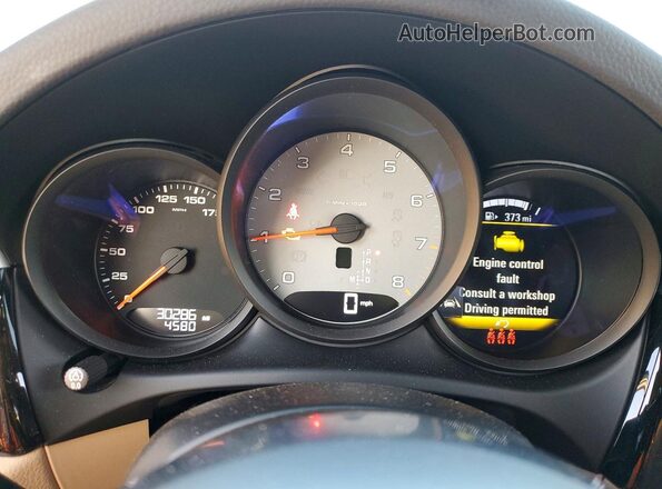 WP1AB2A54MLB38227 2021 PORSCHE MACAN Black Instrument cluster view