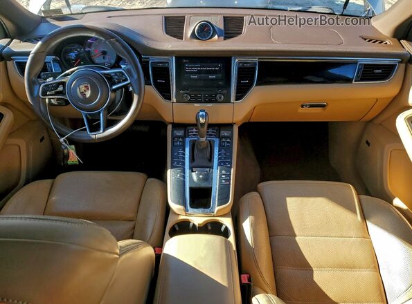 WP1AB2A55HLB12161 2017 PORSCHE MACAN Gold Առջևի վահանակի տեսք