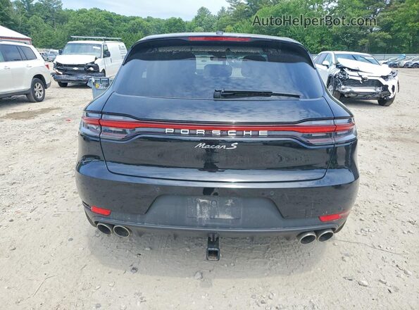 WP1AB2A55LLB36131 2020 PORSCHE MACAN Black Вид ззаду
