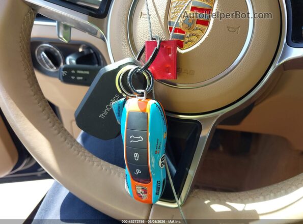 WP1AB2A56GLB43630 2016 PORSCHE MACAN Blue Առջևի վահանակի տեսք