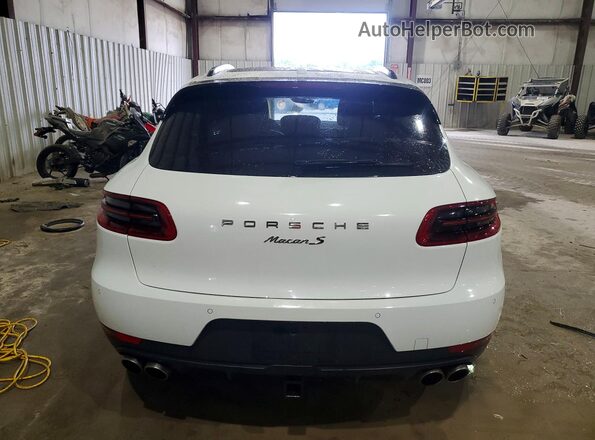 WP1AB2A56GLB45166 2016 PORSCHE MACAN White Вид ззаду