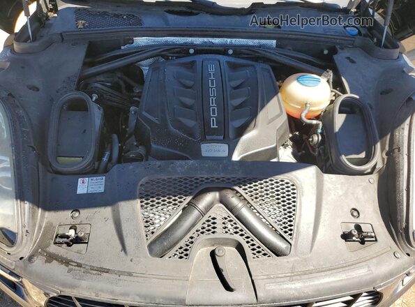WP1AB2A56HLB15523 2017 PORSCHE MACAN Gray უკანა სალონის ხედი